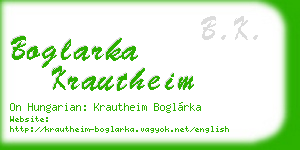 boglarka krautheim business card